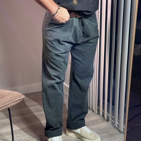 Ermenegildo Zegna Charcoal Straight Jeans US 36 - Picture 11 of 13